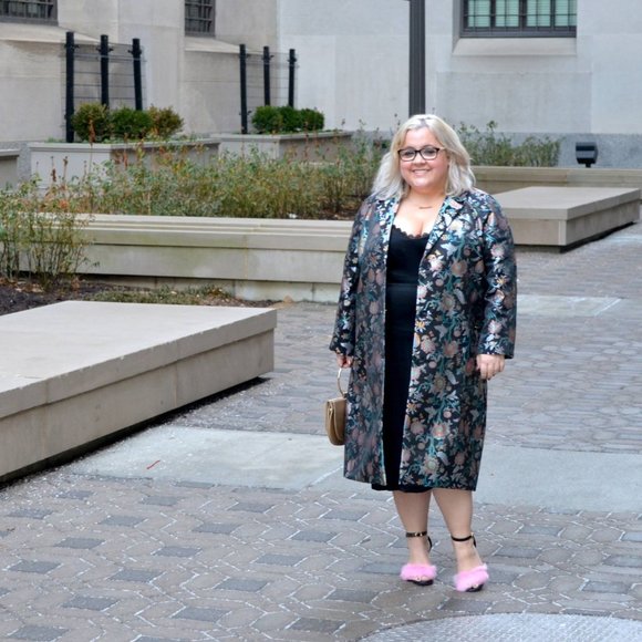 Coats | Asos Floral Brocade Coat 
